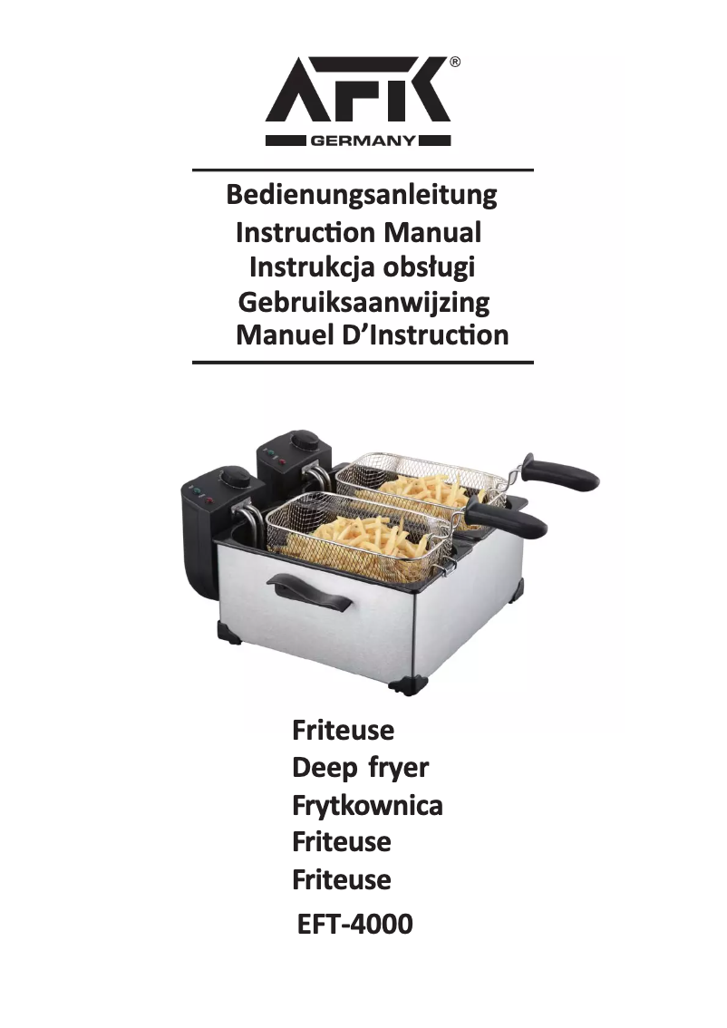 Page n°1 - Manuel utilisateur AFK EFT-4000