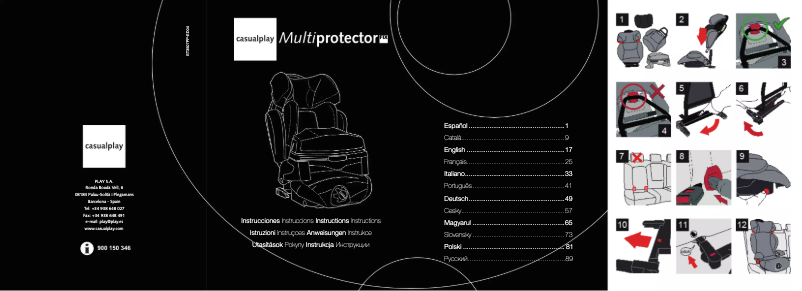 Page n°1 - Manuel utilisateur Casualplay Multiprotector Fix