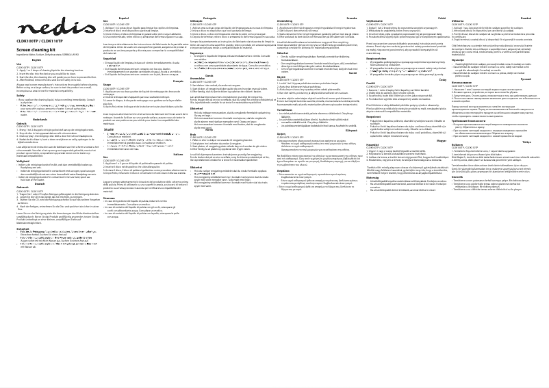 Page n°1 - Manuel utilisateur Nedis CLDK100TP