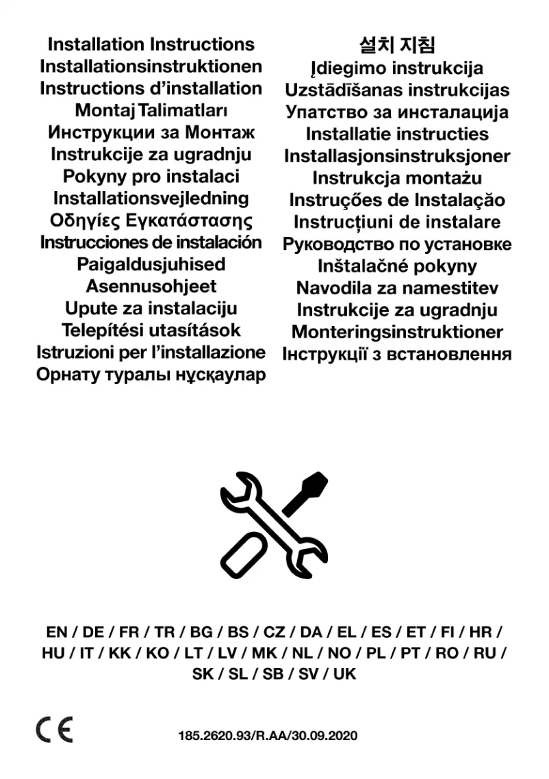 Page n°1 - Instructions / montage Beko HII 64400 MT