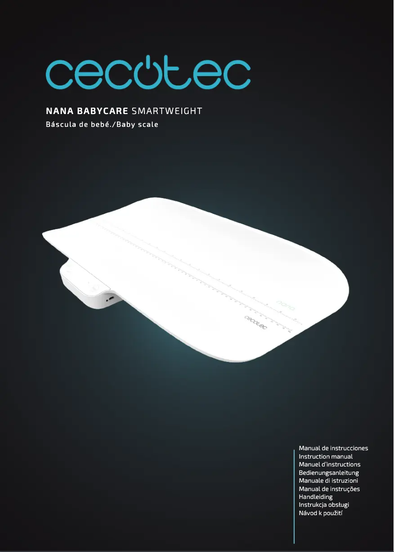 Image de la première page du manuel de l'appareil Nana BabyCare SmartWeight