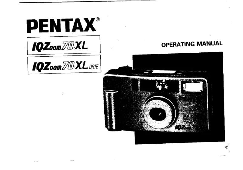 Página 1 del manual Manual de usuario Pentax IQZoom 70-XL