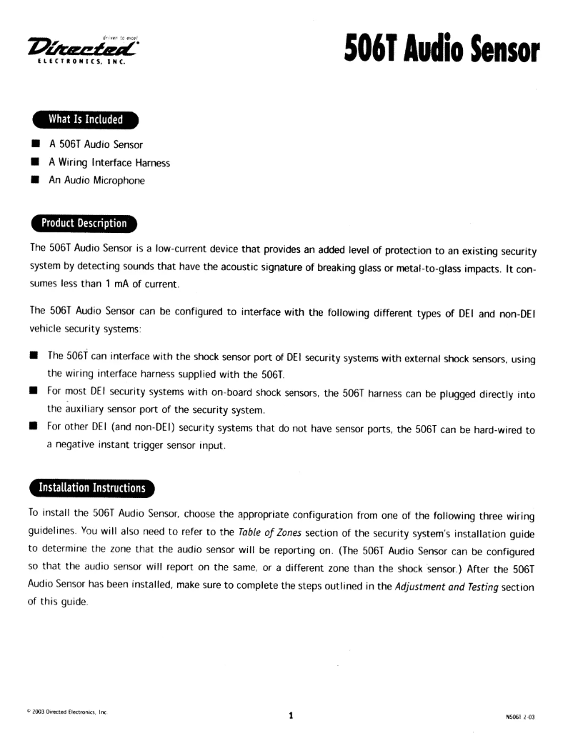 Image de la première page du manuel de l'appareil XpressKit 506T