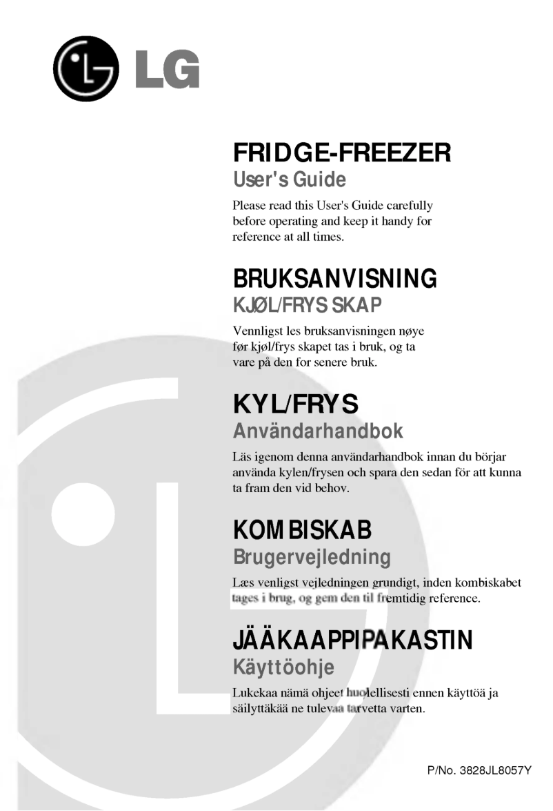 Page 1 de la notice Manuel utilisateur LG GR-B218JSAA