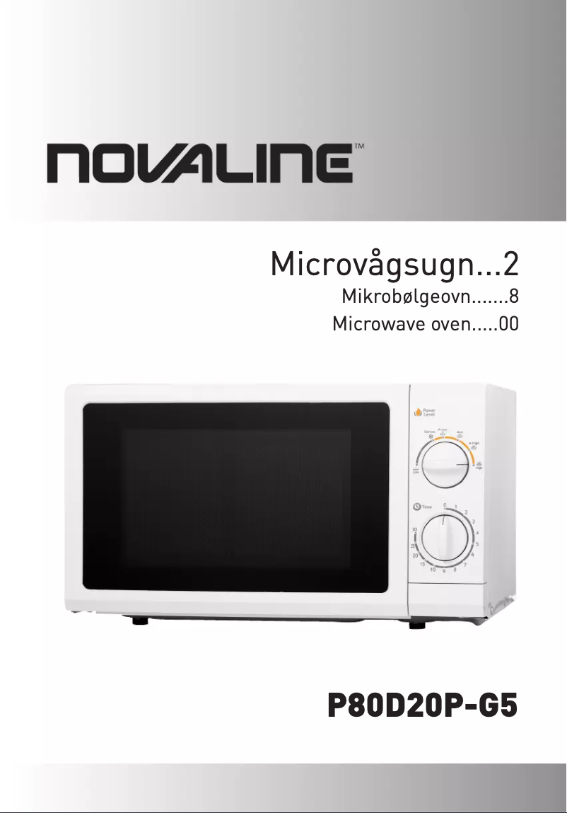 Page n°1 - Manuel utilisateur Novaline P80D20P-G5