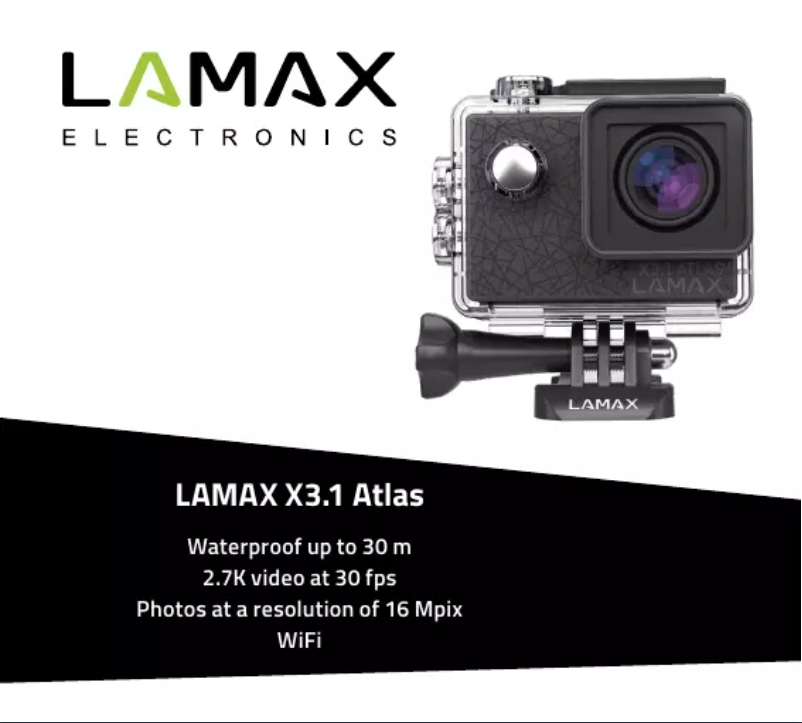 Page 1 de la notice Manuel utilisateur Lamax X3.1 Atlas