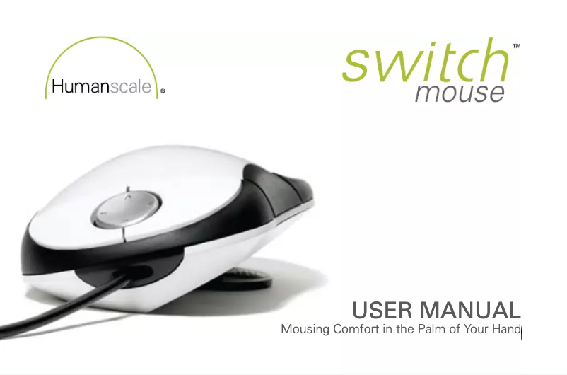 Page n°1 - Manuel utilisateur Humanscale SMUSB