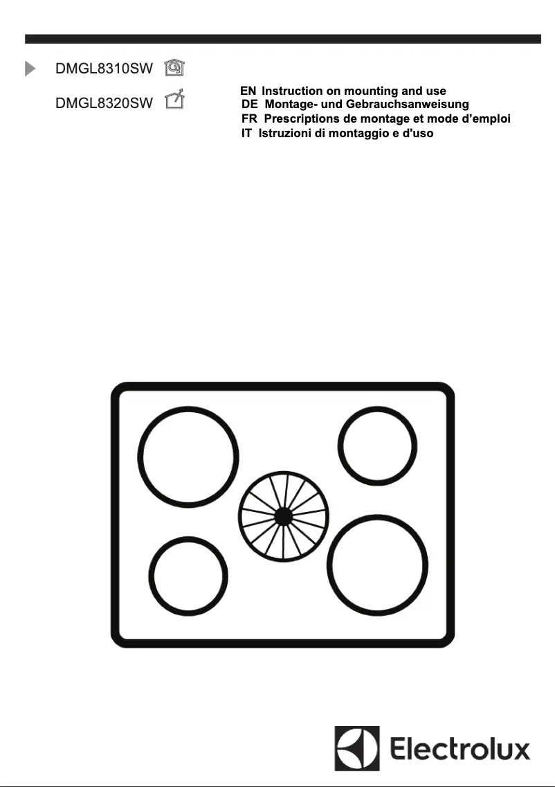 Image de la première page du manuel de l'appareil DMGL8320SW