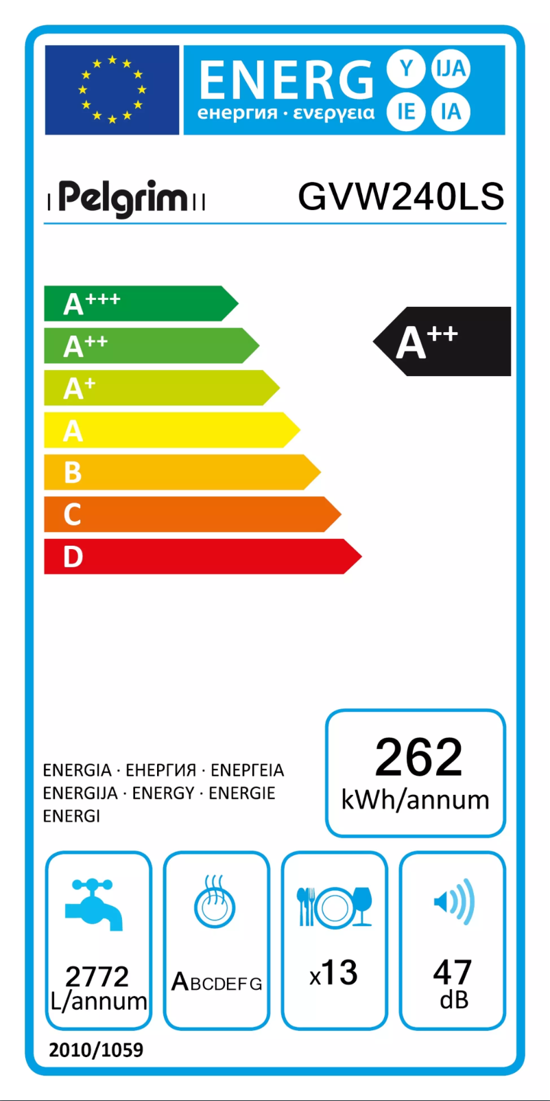 Image de la première page du manuel de l'appareil GVW240LS