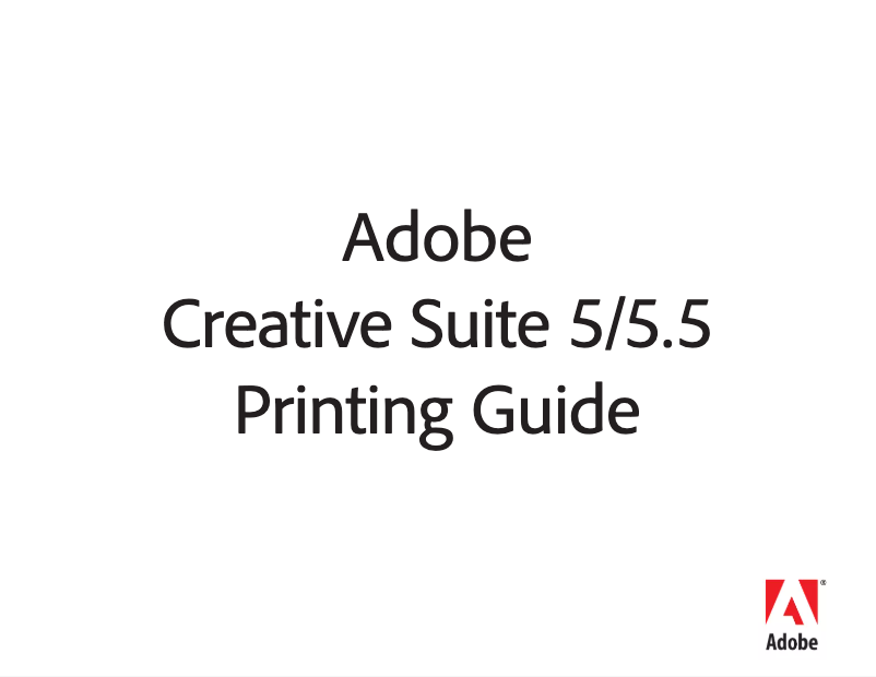 Page n°1 - Manuel utilisateur Adobe Creative Suite 5.5 Design Standard