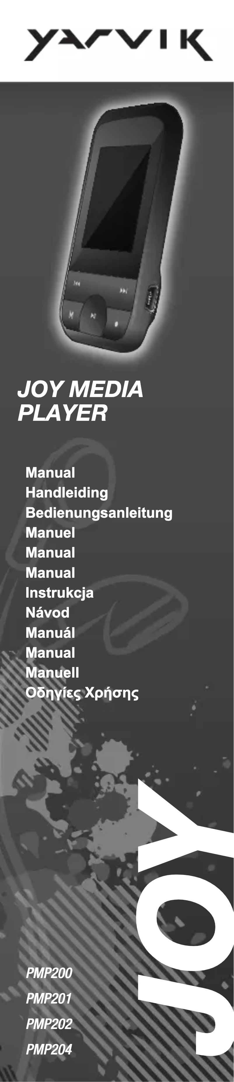 Page 1 de la notice Manuel utilisateur Yarvik Joy PMP204