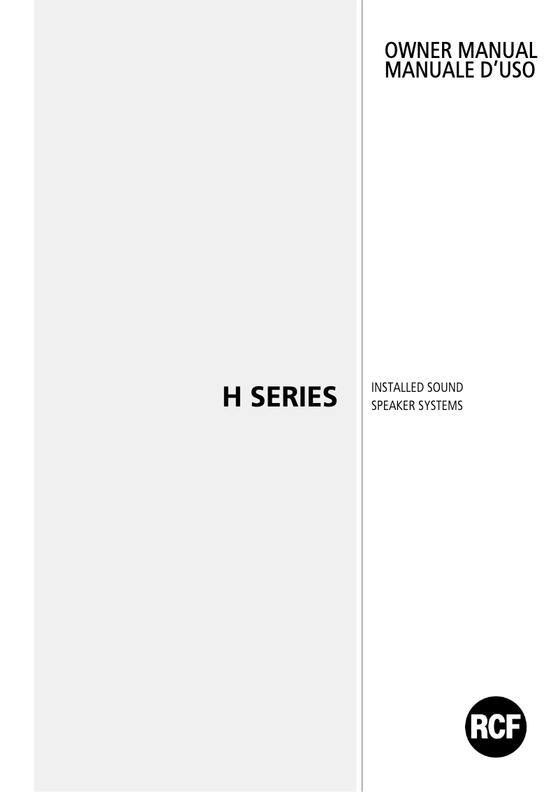 Image de la première page du manuel de l'appareil H 1315