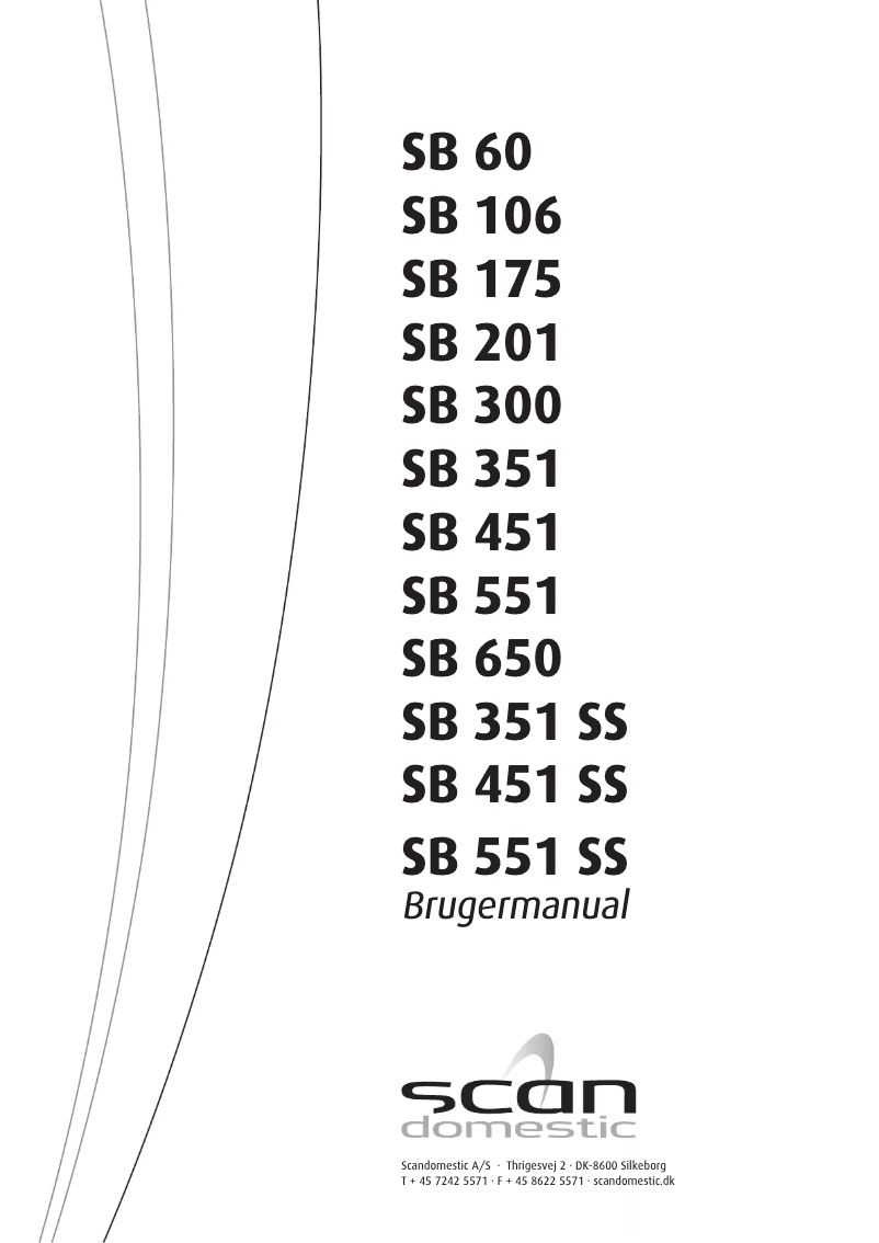 Image de la première page du manuel de l'appareil SB 451