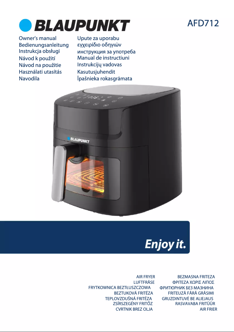 Page 1 de la notice Manuel utilisateur Blaupunkt AFD712