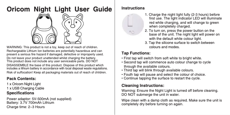 Image de la première page du manuel de l'appareil ONBH05