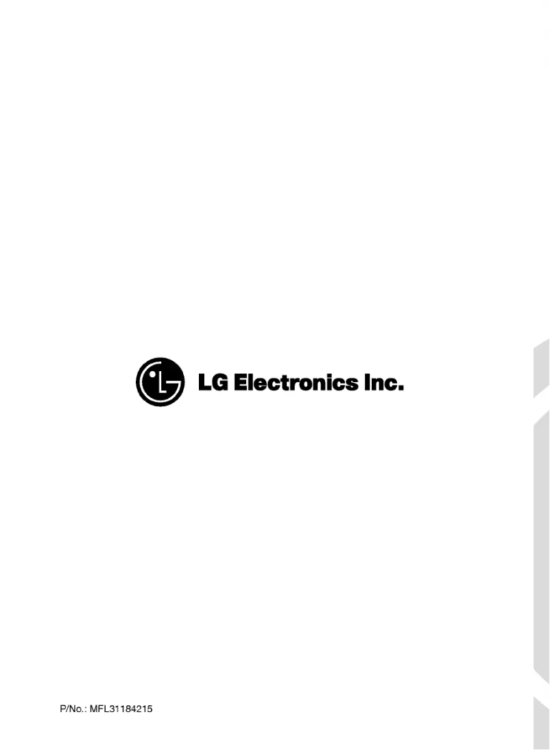 Page n°1 - Manuel utilisateur LG WD-12420FD