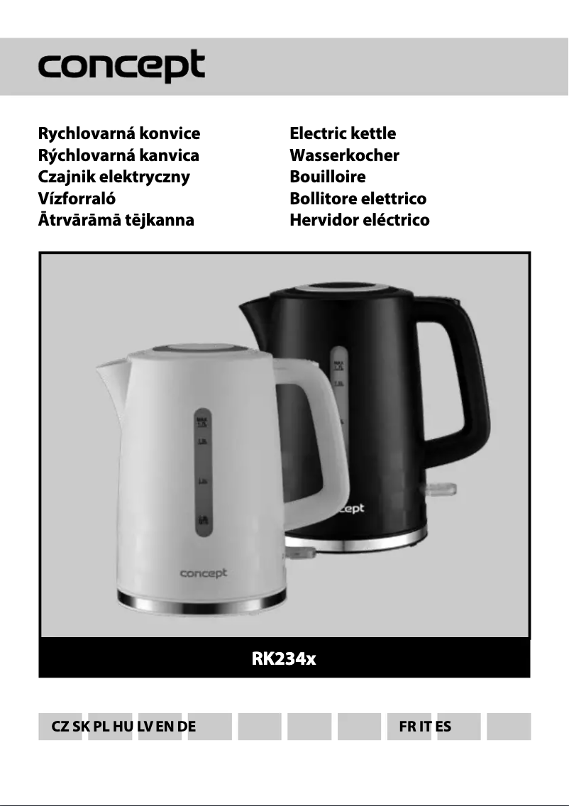 Image de la première page du manuel de l'appareil RK2341
