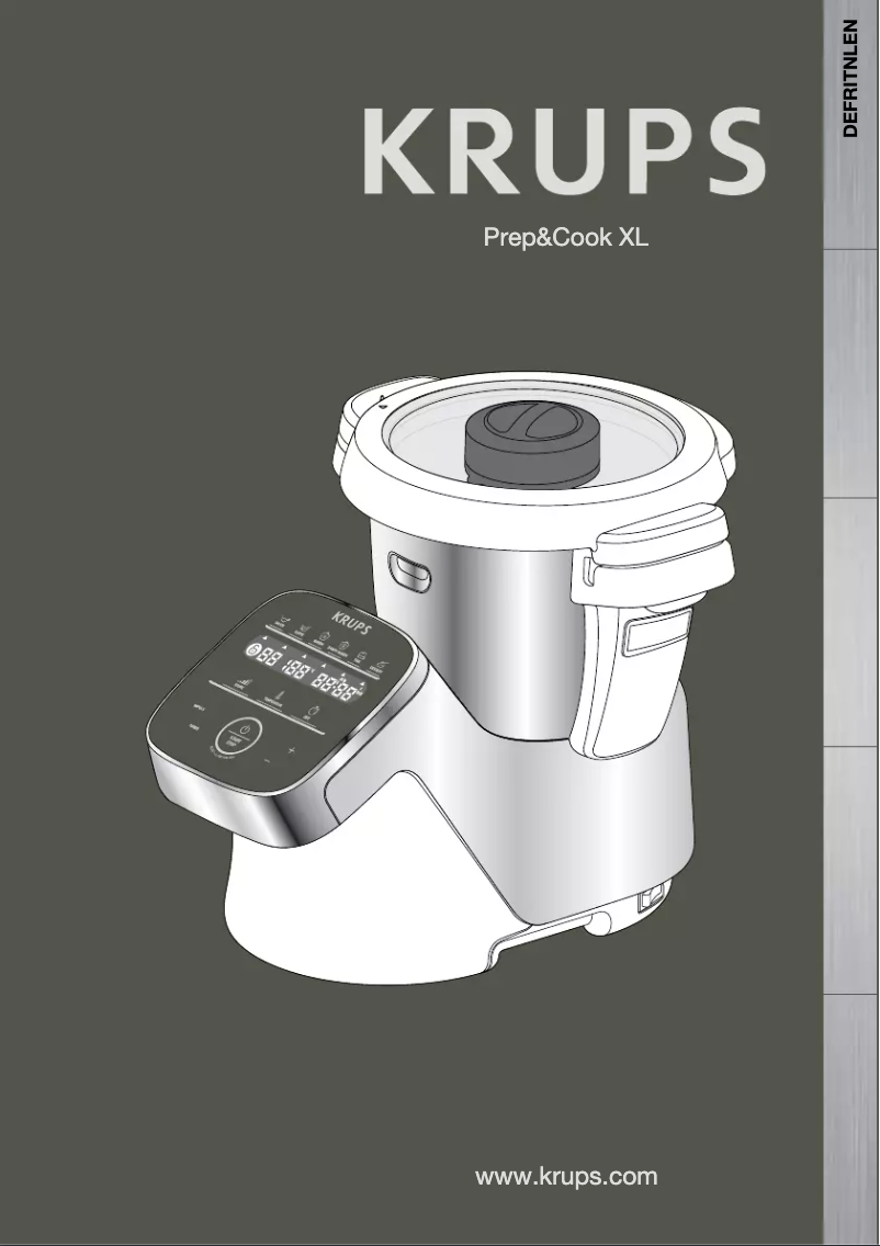 Page 1 de la notice Manuel utilisateur Krups Prep&Cook XL HP50A815