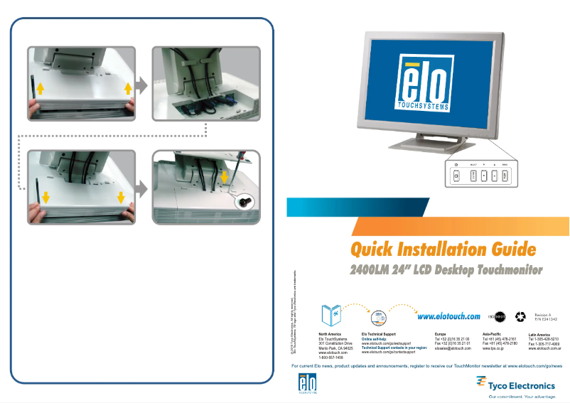 Imagen de la primera página del manual del dispositivo 2400LM