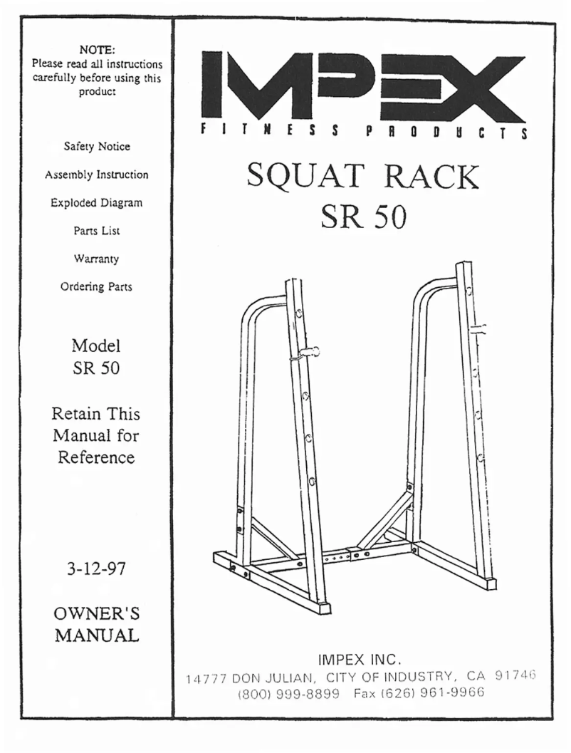 Page 1 de la notice Manuel utilisateur Marcy SR 50