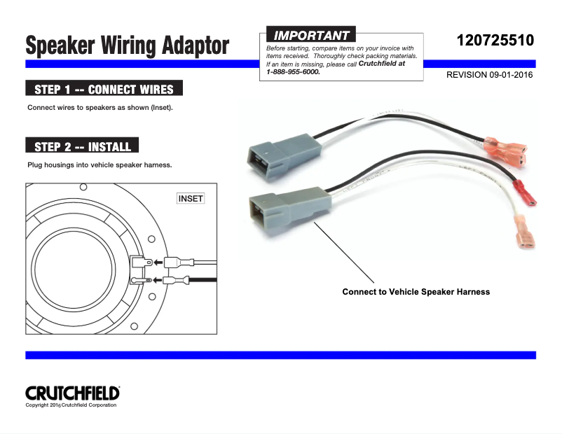 Page n°1 - Manuel utilisateur Metra 72-5510