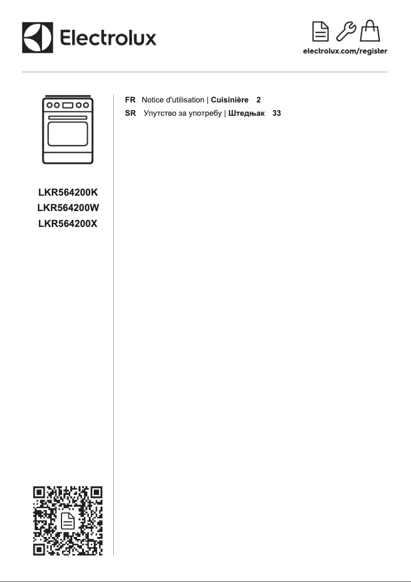 Image de la première page du manuel de l'appareil LKR564200X