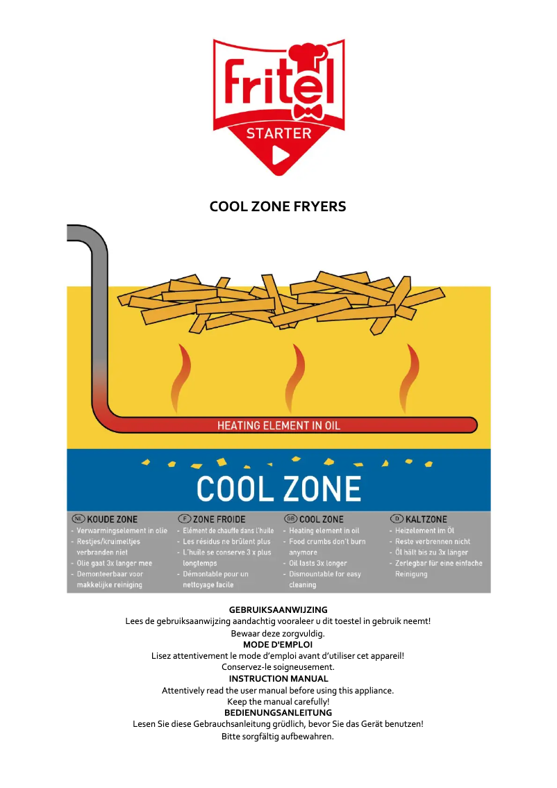 Page 1 de la notice Manuel utilisateur Fritel FR 1490