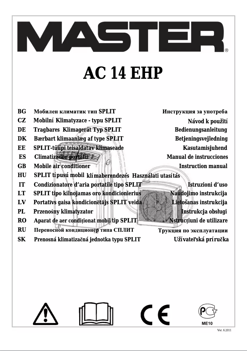 Image de la première page du manuel de l'appareil AC 14 EHP