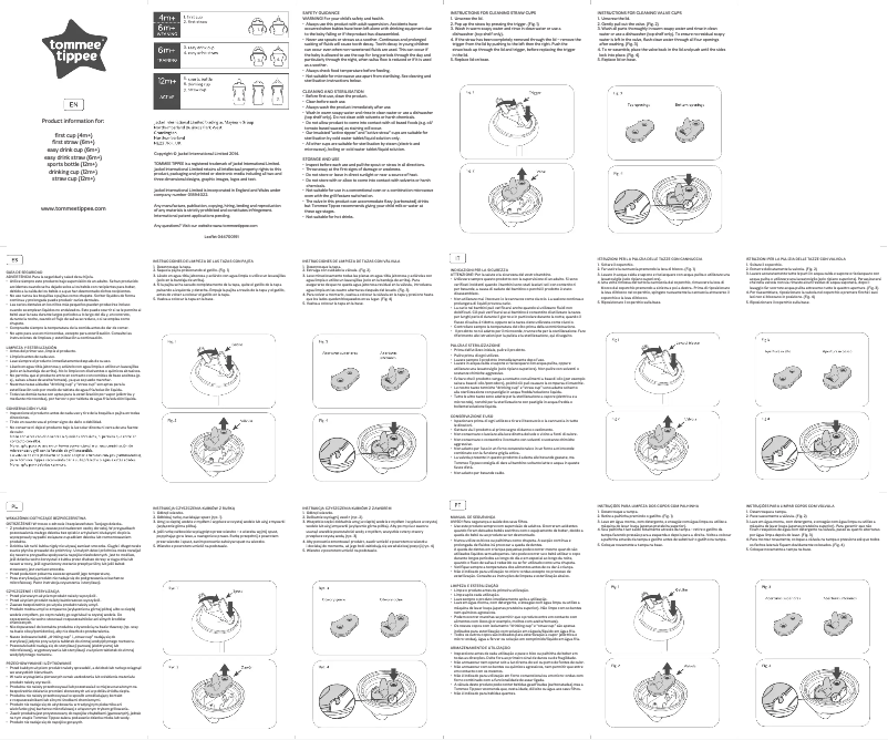 Image de la première page du manuel de l'appareil Active Drinking