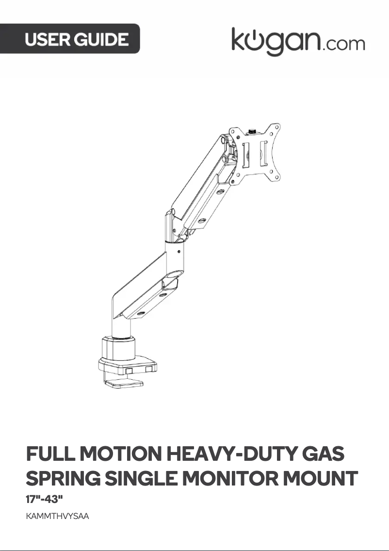Page 1 de la notice Manuel utilisateur Kogan KAMMTHVYSAA