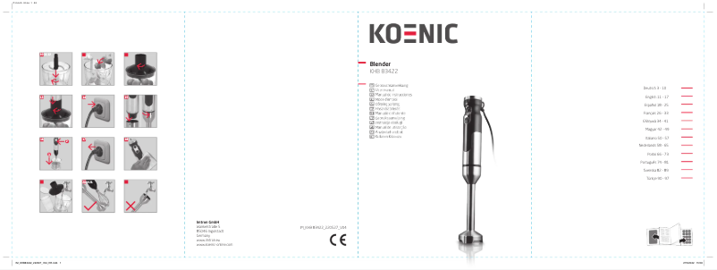 Image de la première page du manuel de l'appareil KHB 83422