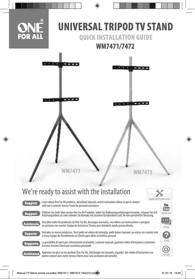 Image de la première page du manuel de l'appareil WM7471
