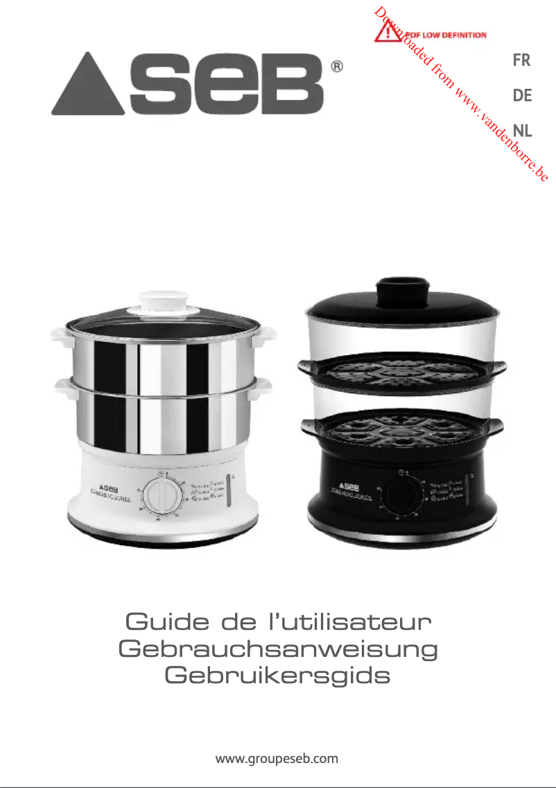 Page n°1 - Manuel utilisateur SEB Convenient VC1451