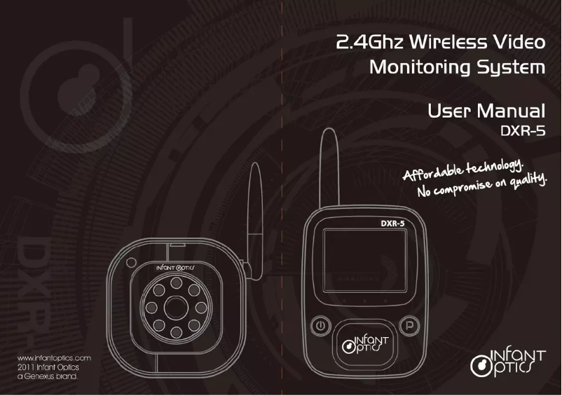 Page n°1 - Manuel utilisateur Infant Optics DXR-5