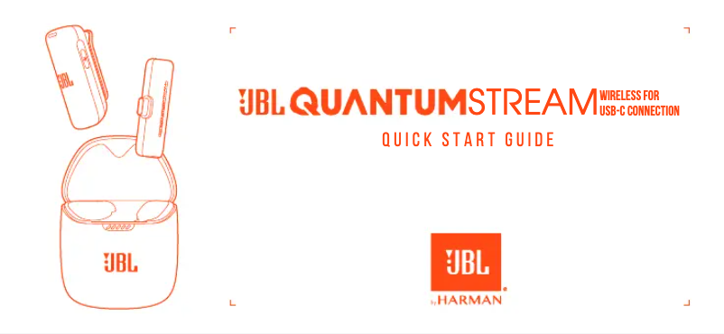 Page n°1 - Guide de démarrage rapide JBL Quantum Stream Wireless