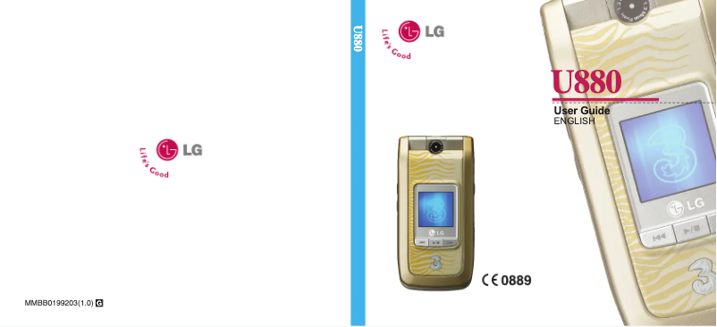 Image de la première page du manuel de l'appareil U880