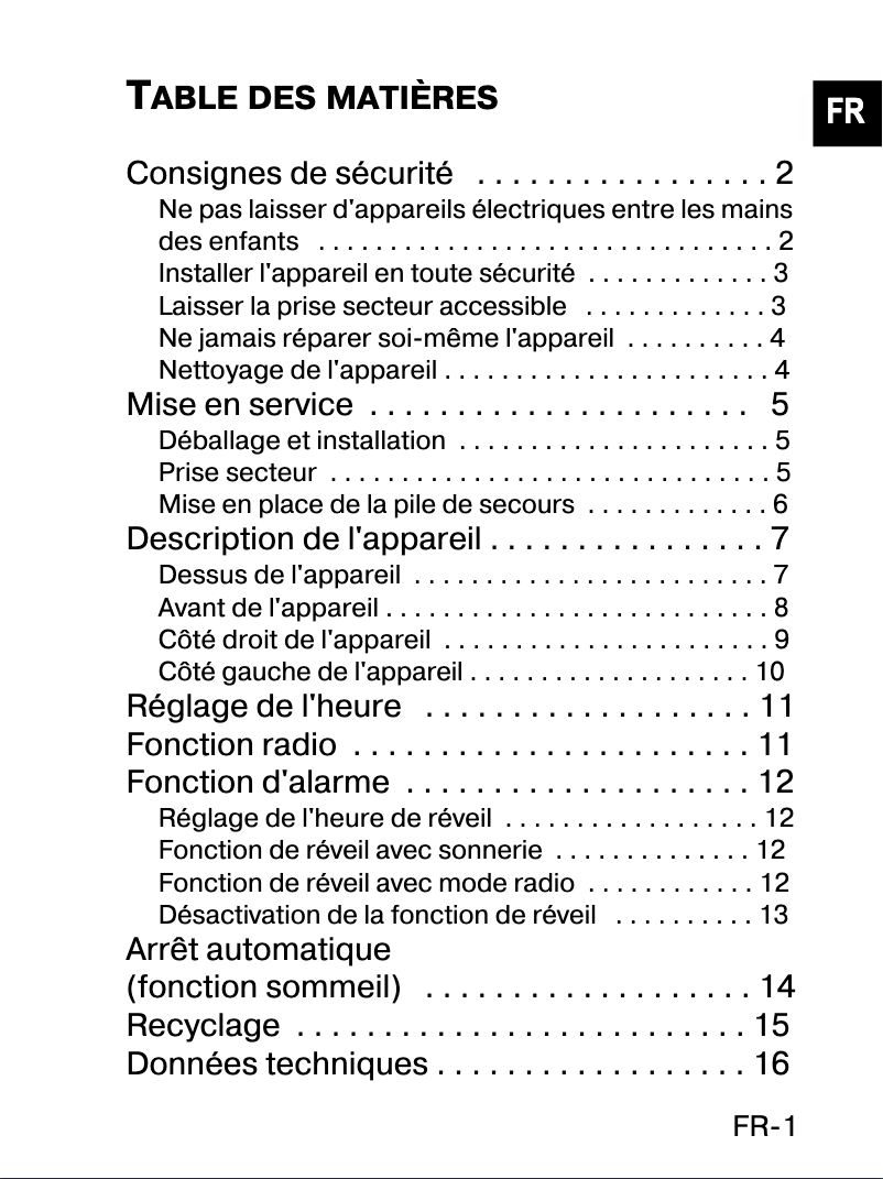 Image de la première page du manuel de l'appareil MD 81876