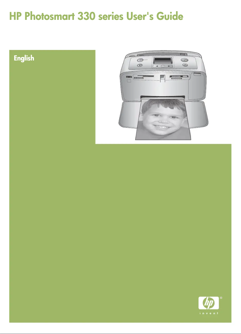 Page 1 de la notice Manuel utilisateur HP Photosmart 335