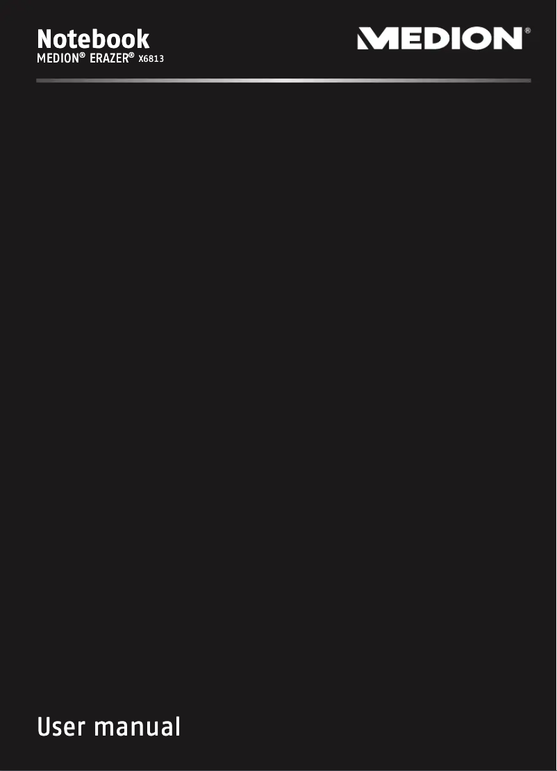 Page n°1 - Manuel utilisateur Medion Erazer X6813