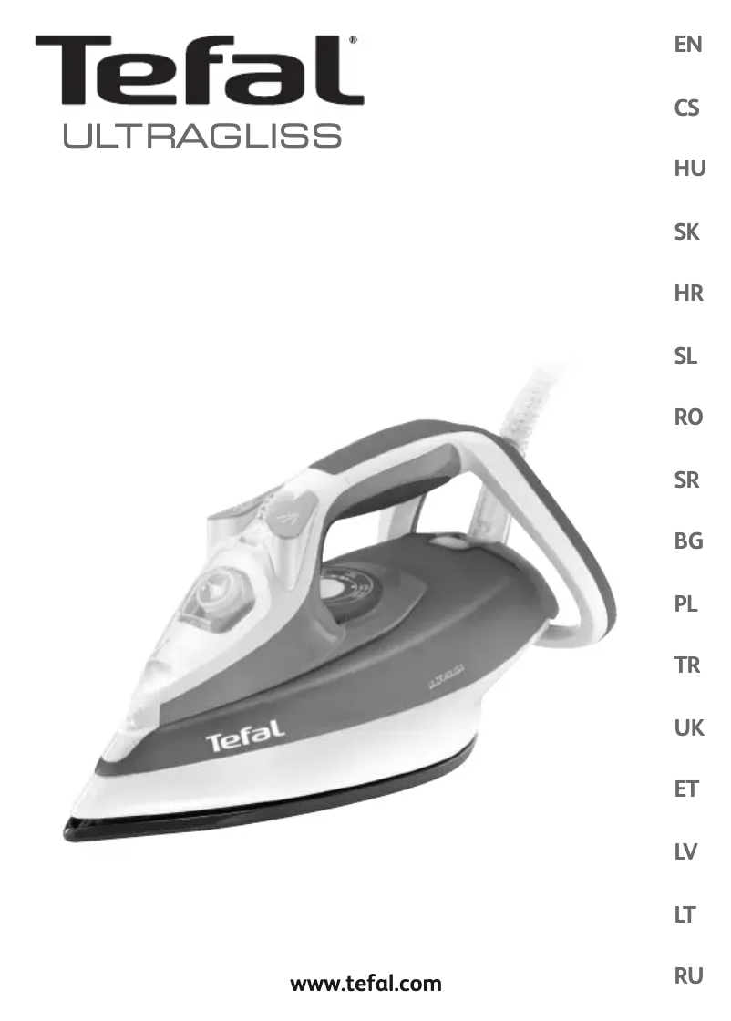 Page 1 de la notice Manuel utilisateur Tefal Ultragliss FV4870D0