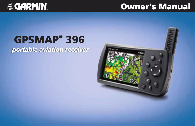 Image de la première page du manuel de l'appareil GPSMAP 396