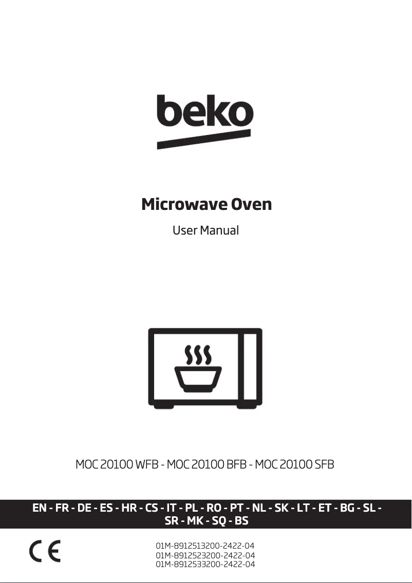 Image de la première page du manuel de l'appareil MOC20100BFB