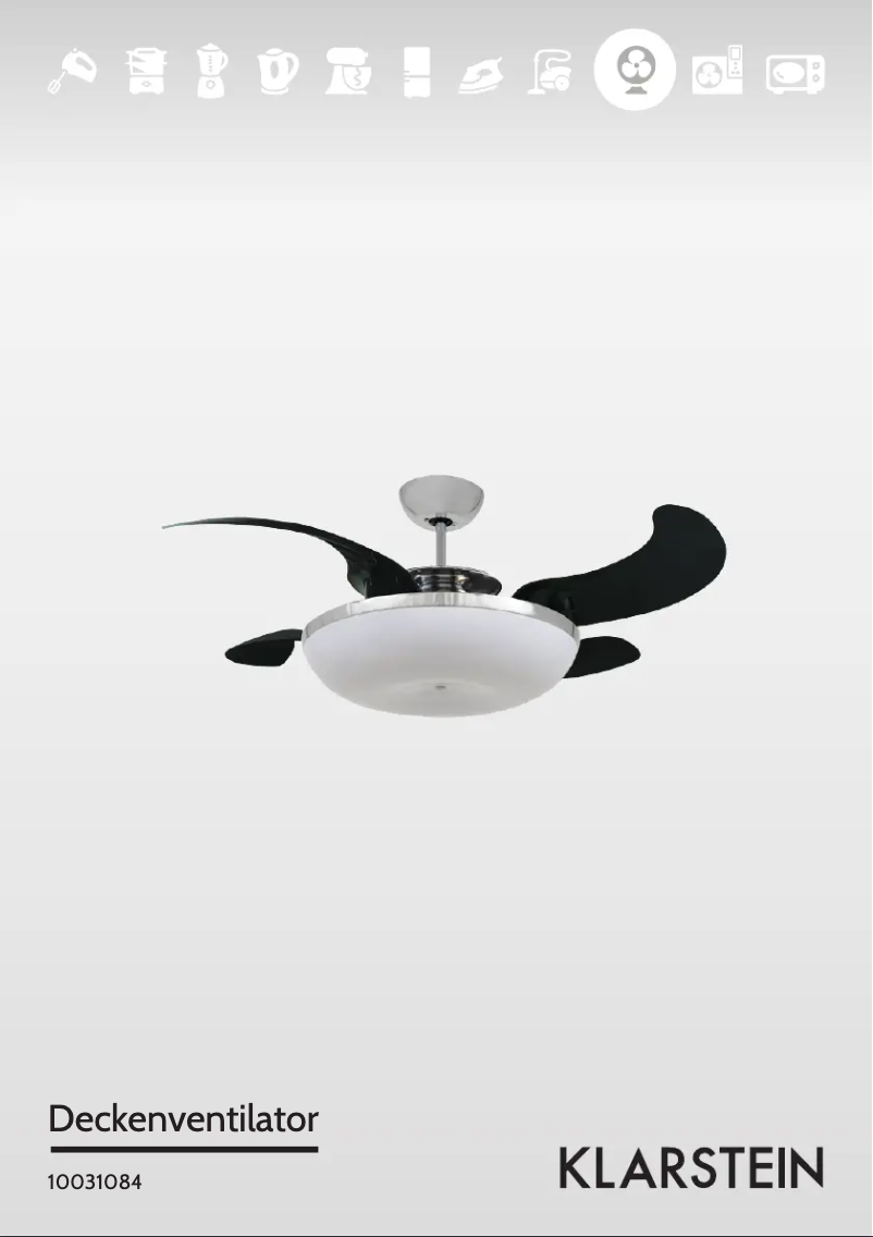 Page 1 de la notice Manuel utilisateur Klarstein 10031084