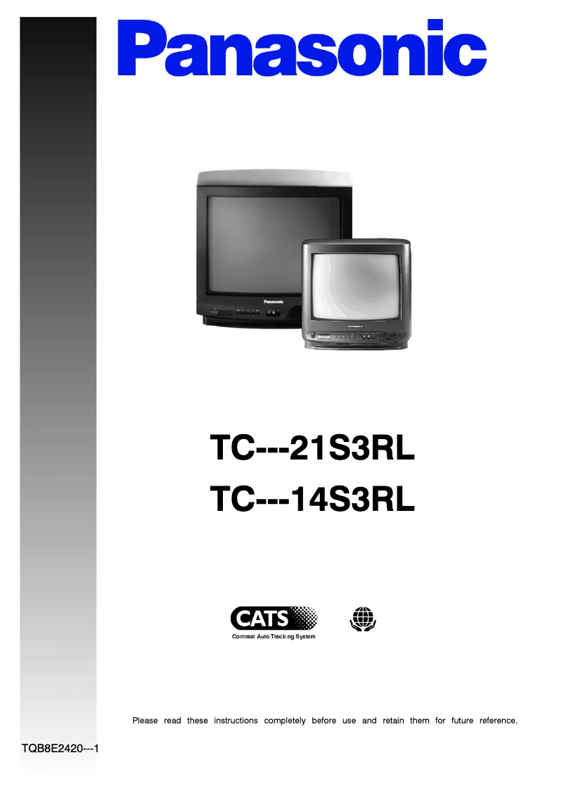 Page 1 de la notice Manuel utilisateur Panasonic TC-21S3RL