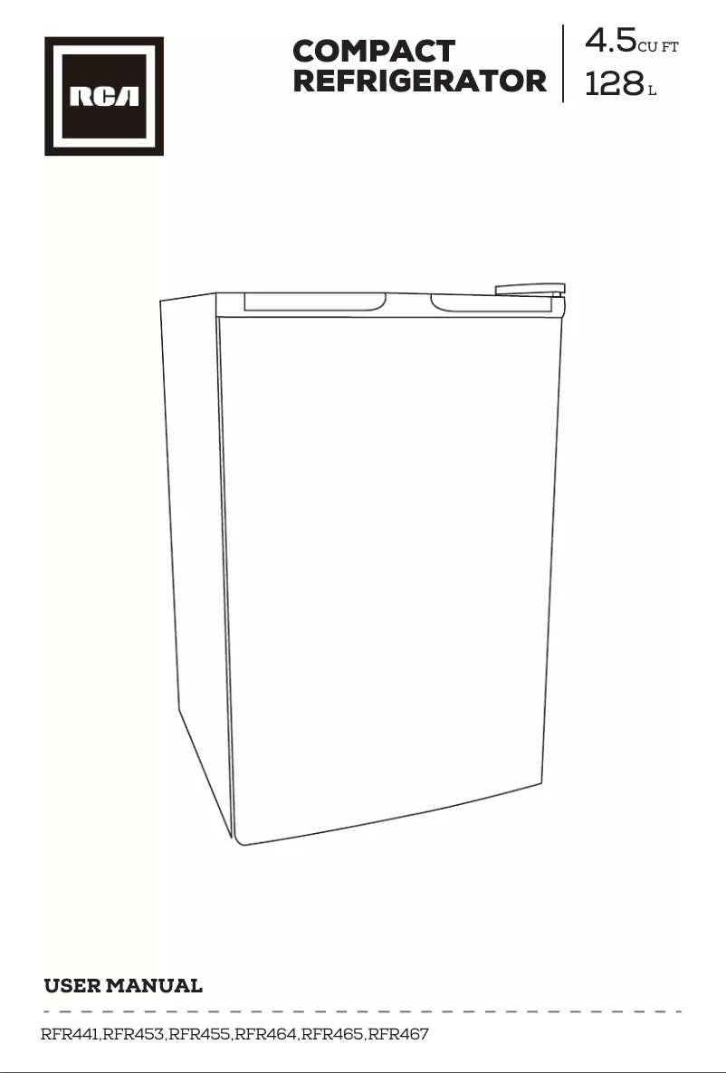 Image de la première page du manuel de l'appareil RFR465