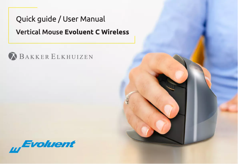 Page n°1 - Manuel utilisateur BakkerElkhuizen Evoluent C Wireless