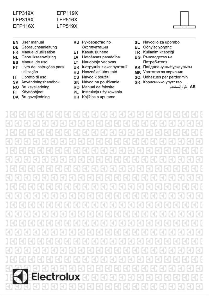 Page n°1 - Manuel utilisateur Electrolux EFP119X