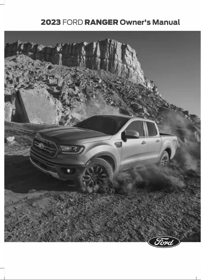 Page n°1 - Manuel utilisateur Ford Ranger (2023)