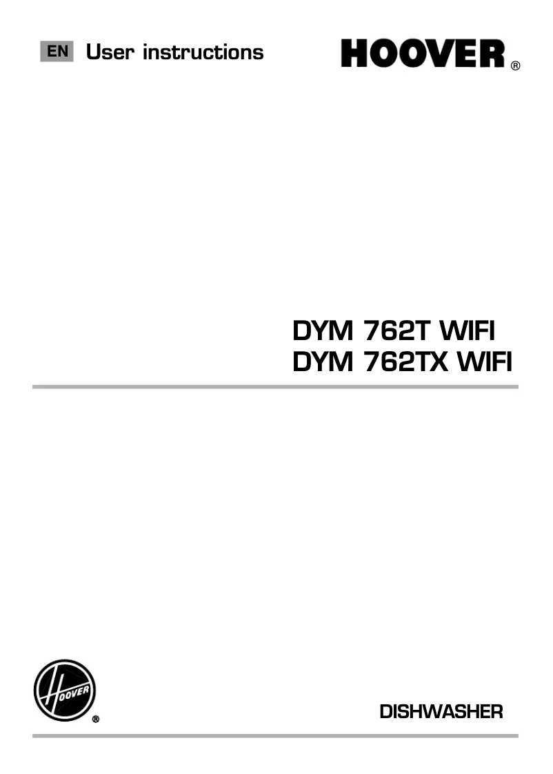 Page n°1 - Manuel utilisateur Hoover DYM 762T WIFI-80