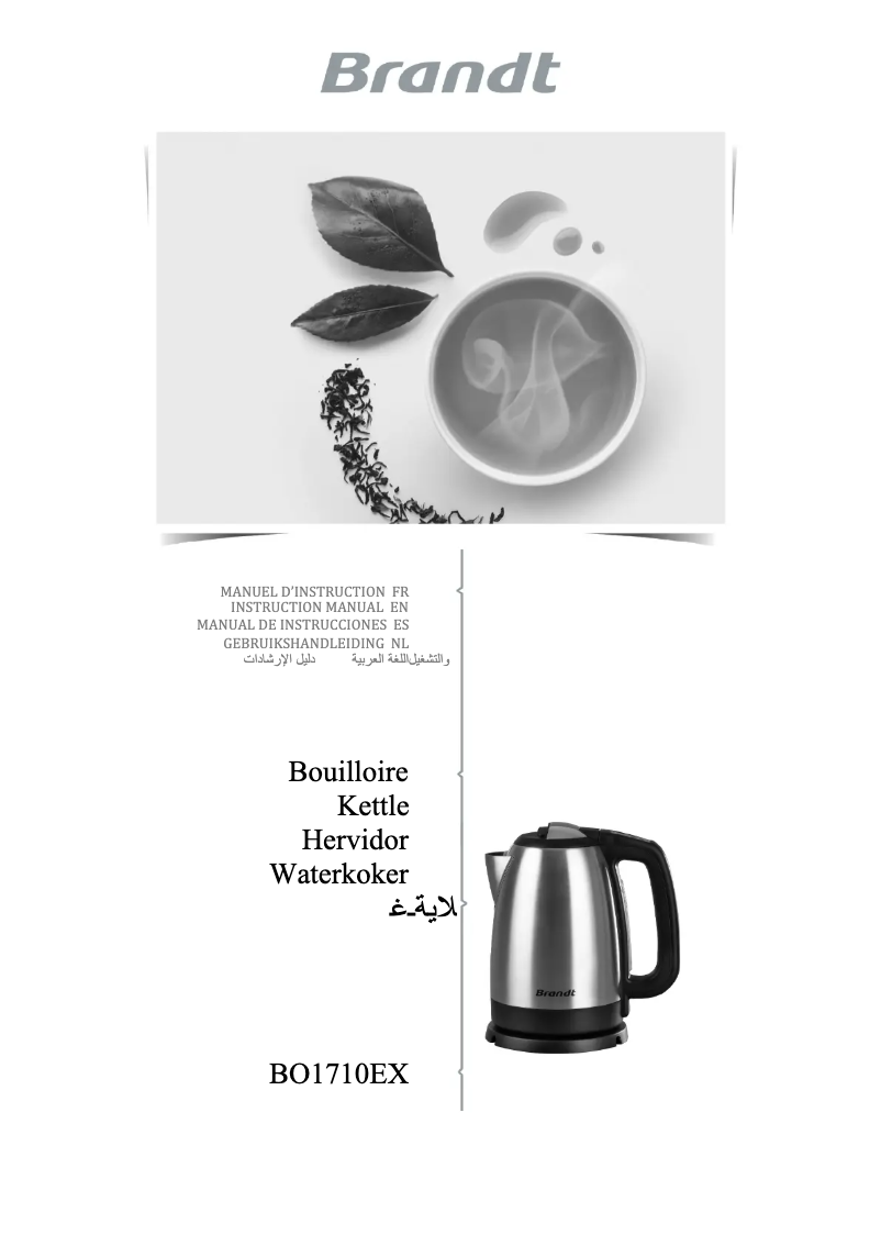 Image de la première page du manuel de l'appareil BO1710EX